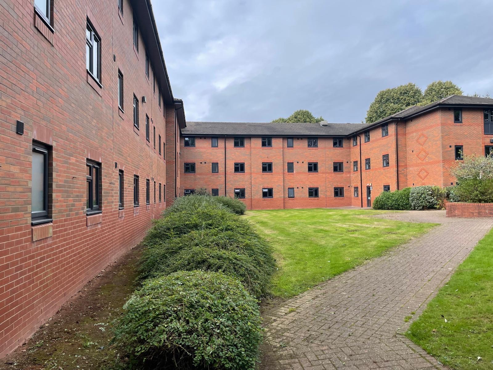 Roofline and grey window improvements at Keele University