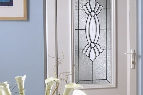 White uPVC doors