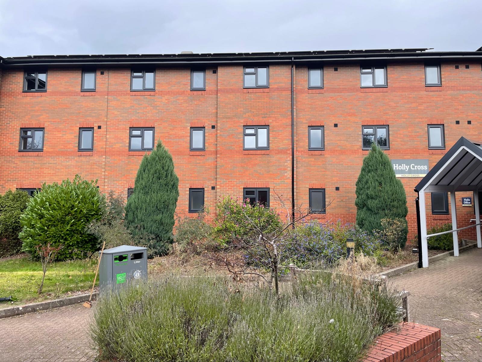 Completed window and roofline refurbishment at Keele University