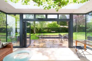 ultra-slim bi-fold aluminium doors