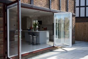 ultra-slim bi-fold aluminium doors